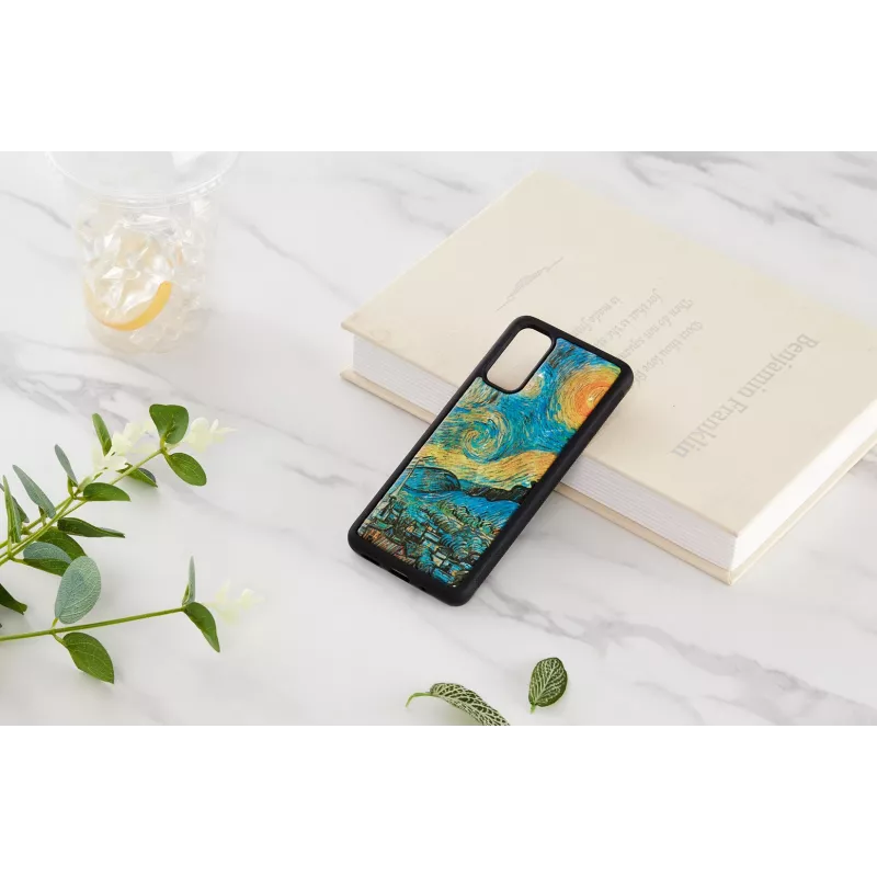 Funda protectora iKins para Samsung Galaxy S20 – diseño Noche estrellada negro