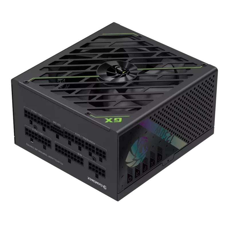 Fuente de alimentación Gamemax, 80 PLUS, Gold | GX PRO 1250G | 1250 W | totalmente modular