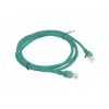 Latiguillo Cat.6 UTP 1,5M verde FLUKE PASSED LANBERG pack de 10