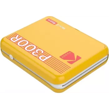 Impresora Kodak Mini 3 Square Retro Pass Photo Printing Technology amarilla
