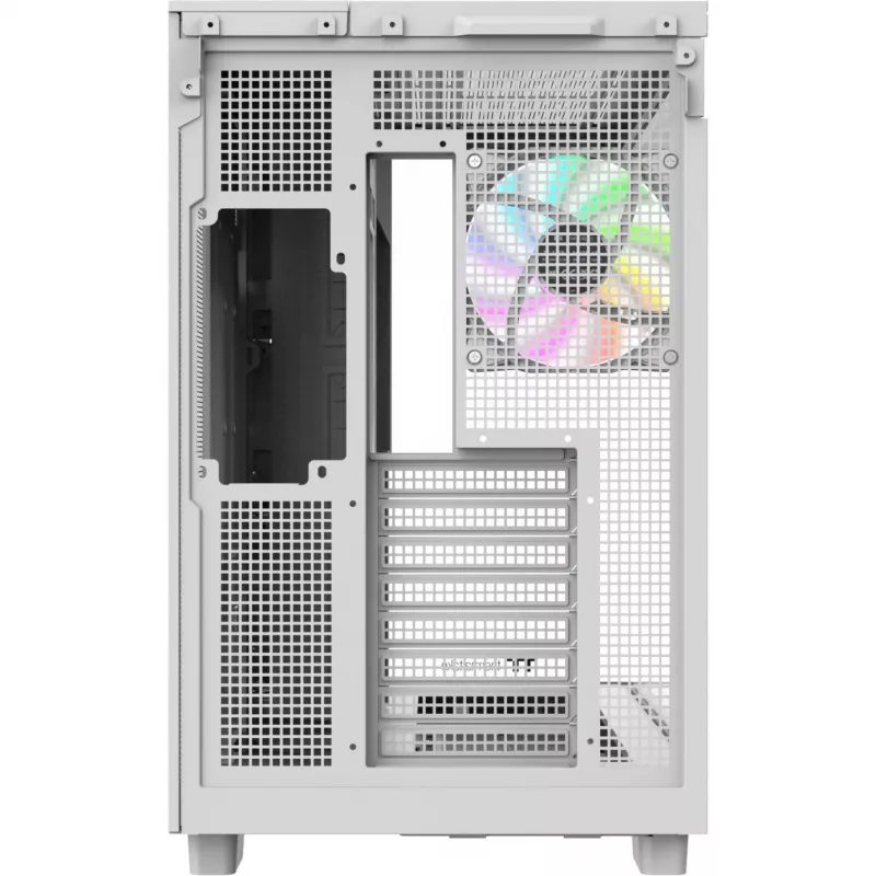 Caja de PC Thermaltake View 380 XL WS ARGB blanco nieve — Torre Midi, soporte ATX, con ventana