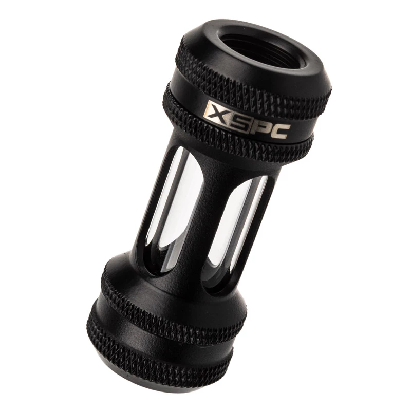 Filtro en línea XSPC G1/4 pulgadas negro mate para circuitos de refrigeración líquida