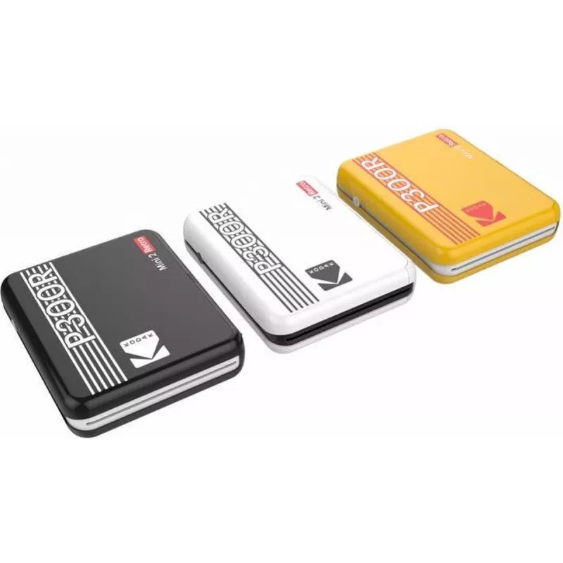 Impresora Kodak Mini 3 Square Retro Pass Photo Printing Technology amarilla