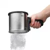 Colador de cocina GEFU SIVA, plástico y acero inoxidable, redondo, diámetro 10,5 cm