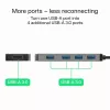 Hub USB Green Cell HUB-GC-A4A — hub USB-A 3.0 de 4 puertos