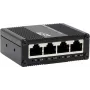 Switch Gigabit industrial de 5 puertos Exsys EX-62021 con alimentación por USB-C, no gestionado