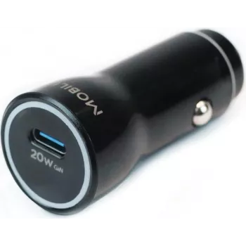Cargador Mobilis Energia - 20W coche - 1 USB-C - funda suave (020016)