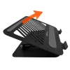 Soporte para portátil MEDIA-TECH MT2662 – ajustable en altura, plegable de aluminio para portátiles de 10–17 inch