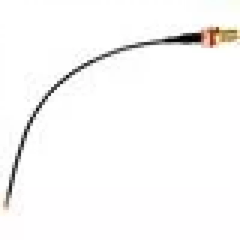 Cable coaxial MikroTik ACSMAUFL conector hembra SMA recto de 1 m negro