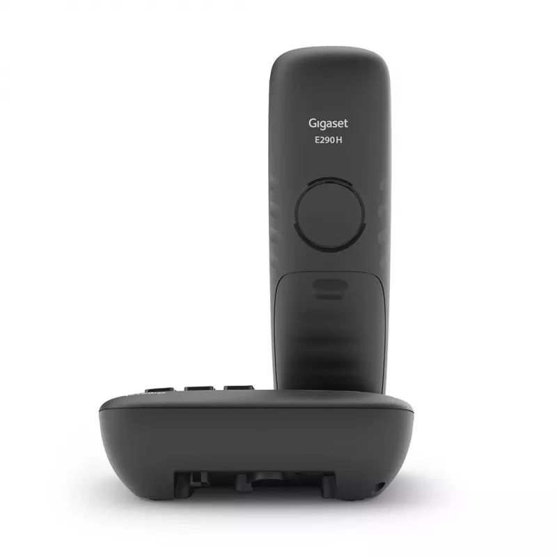 Gigaset E290A Teléfono analógico/DECT con identificación de llamadas Negro