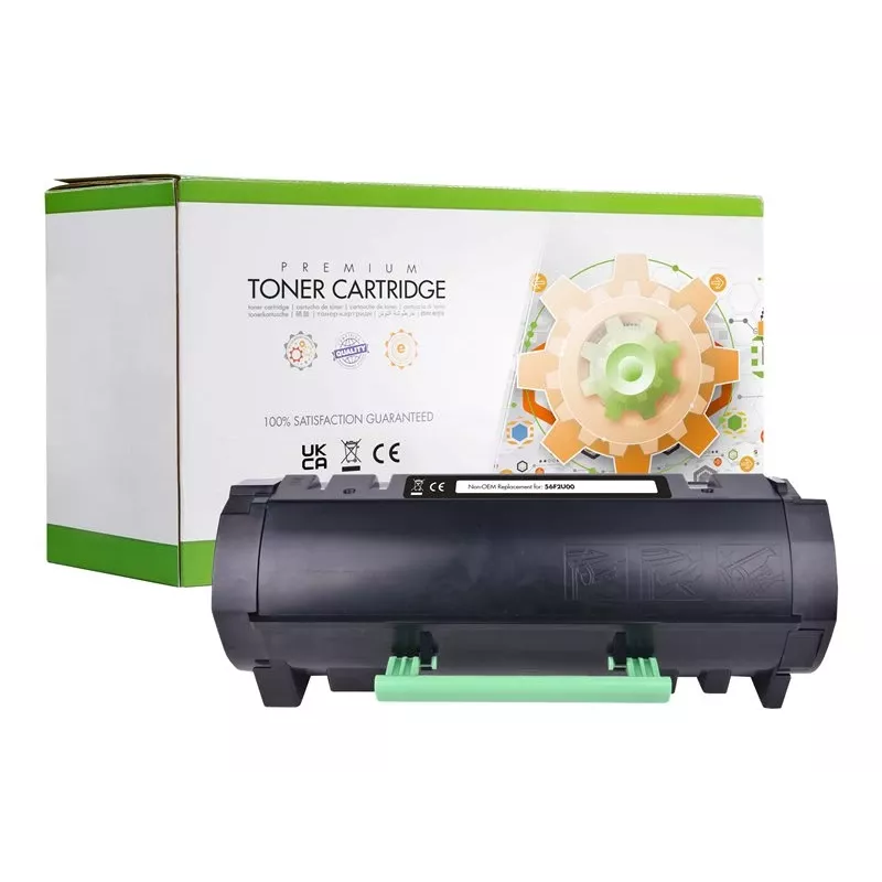 Cartucho de tóner compatible Static Control para Lexmark 56F2U00 / 002-06-R562U negro