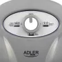 Masajeador de piernas Adler AD 2167 con masaje por rodillos y vibración, calor, intensidad ajustable, 80 W, gris blanco