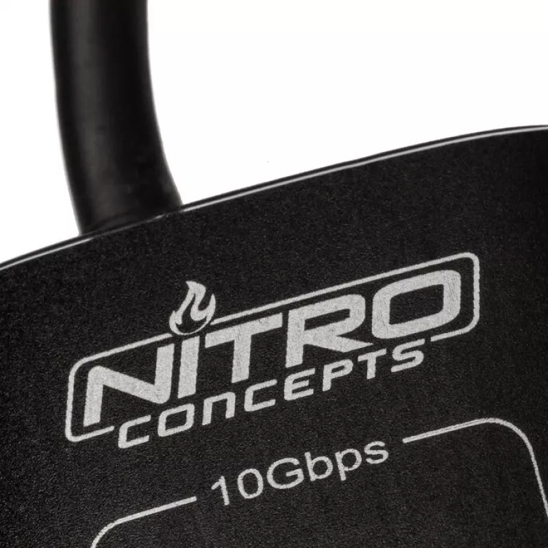 Nitro Concepts UH1, hub USB híbrido de 10 puertos, USB 3.2