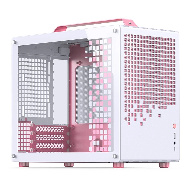 Caja JONSPLUS MATX Handle Case Z20 - blanco rosa