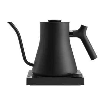 Hervidor eléctrico FELLOW 1L 1200W Negro mate — depósito de 0,9 l, ajustable 40–100 °C, filtro y carcasa de acero inoxidable