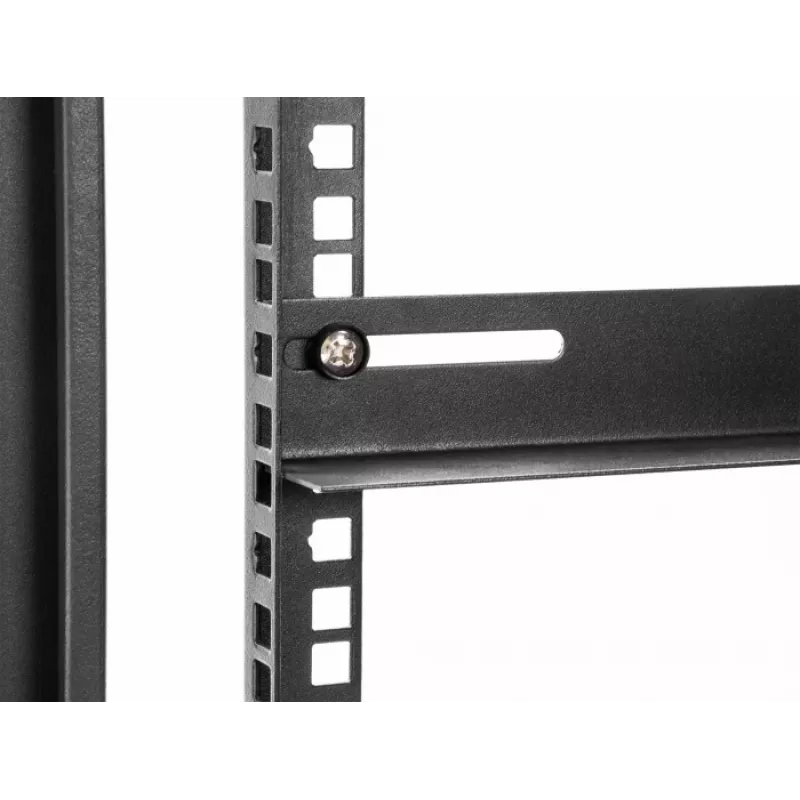 Soporte de montaje DeLOCK 19 pulgadas 450x40mm 2 uds. negro metal