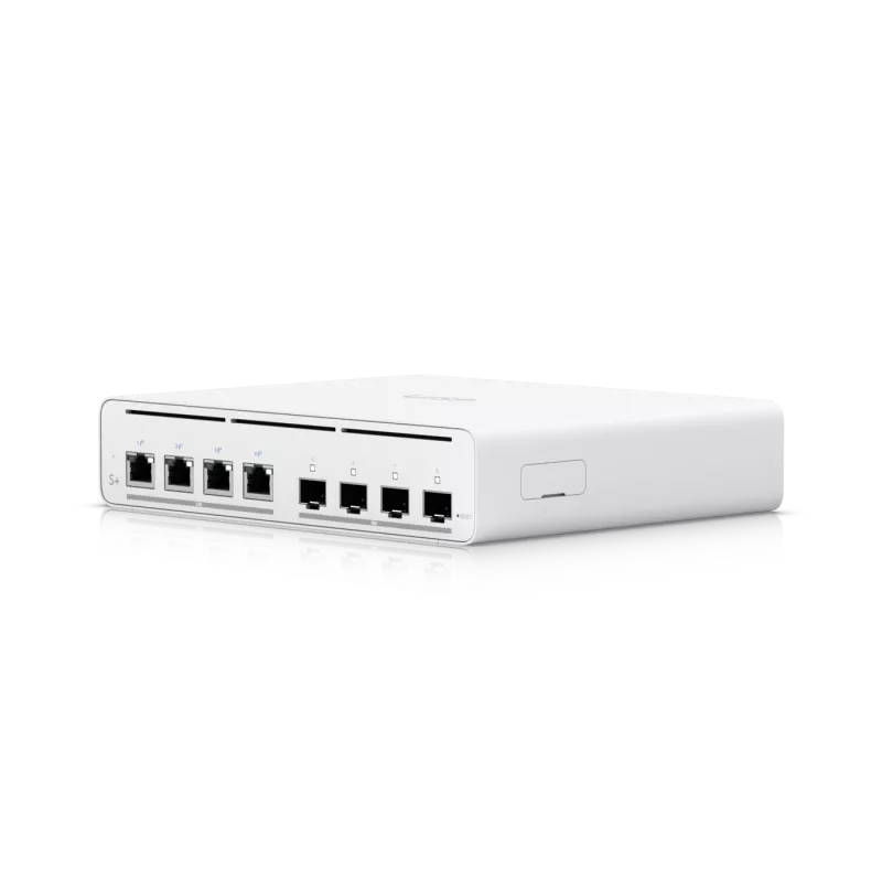 UniFi UISP Switch Plus - Switch - gestionado - 4 x 2.5GBase-T + 4 x 10Gb Ethernet S