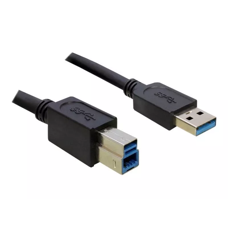 Hub USB DeLOCK 4 puertos 5000 Mbit/s negro blanco
