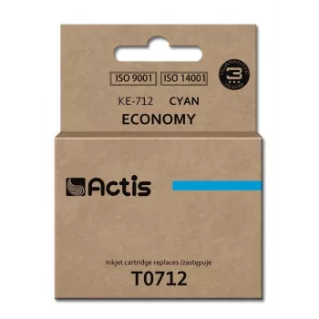 Tinta Actis KE-712 (sustituto de Epson T0712, T0892, T1002; estándar; 13,5 ml; cian)