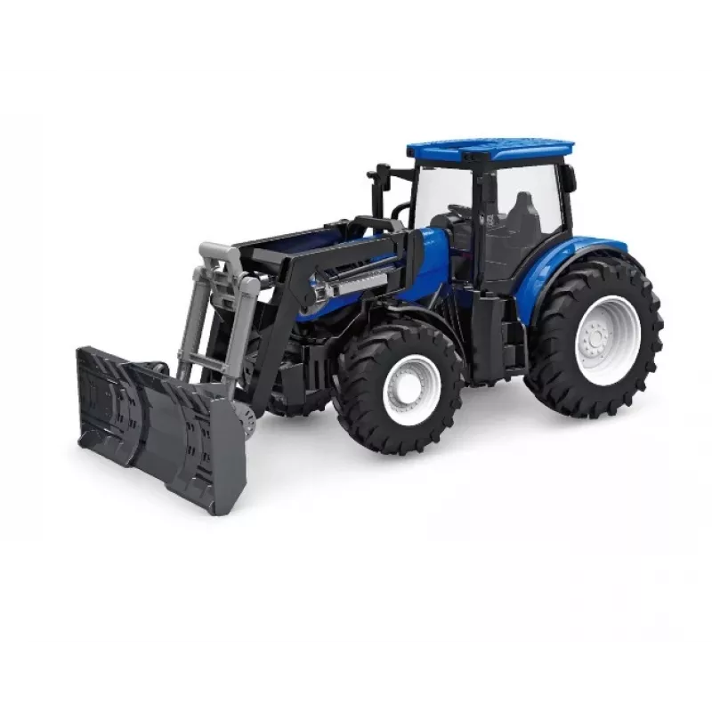 Tractor Amewi tractor de juguete con hoja empujadora motor eléctrico 1:24