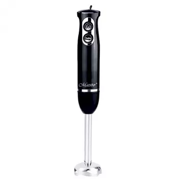 Batidora Maestro MR-511 — 500 W, 2 velocidades, impulso, turbo, recipiente desmontable de 900 ml, cuchillas de acero inoxidable, negro