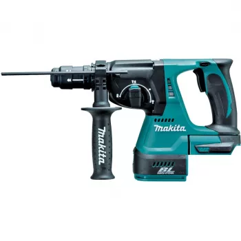Martillo perforador Makita DHR243Z — a batería 18V, SDS, energía de impacto 2 J, 3,4 kg, 950 min⁻¹, 4.700 min⁻¹