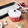 Envasadora al vacío Gastroback Design Basic 800 mbar negra acero inoxidable