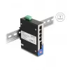 Switch no gestionado DeLOCK 88015 Gigabit Ethernet 4 puertos negro