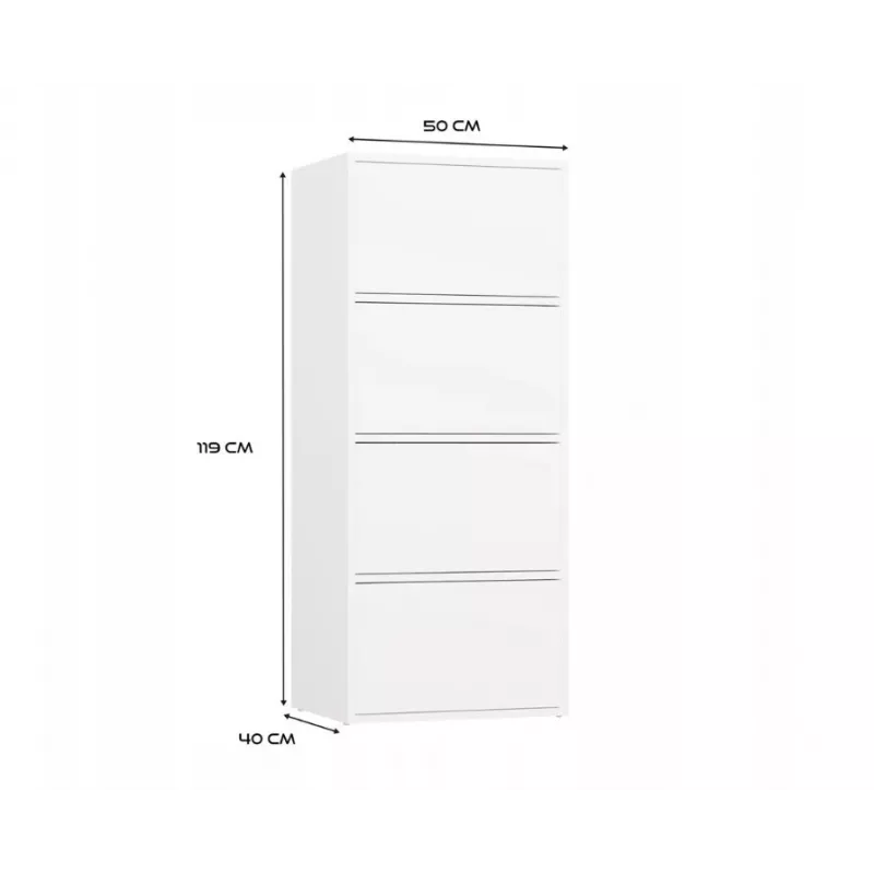 ALMA cómoda blanca