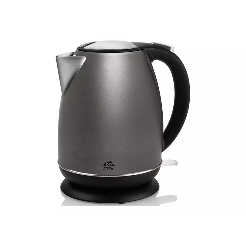 Hervidor de agua ETA Alena 1,7 l 2200 W acero inoxidable, base 360°, antracita