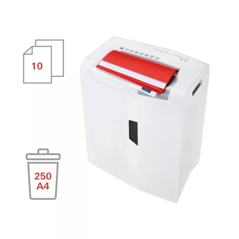 HSM shredstar X10 destructora de documentos, 4,5 x 30 mm + mecanismo de corte de CD independiente