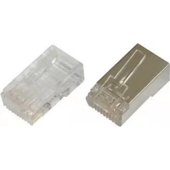 Digitus conector modular CAT 6 para cable redondo, apantallado, 100 uds., conector RJ-45