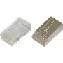 Digitus conector modular CAT 6 para cable redondo, apantallado, 100 uds., conector RJ-45