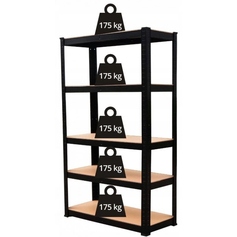 Topeshop Estantería P9040 Estantería para herramientas de jardín Independiente Acero galvanizado, MDF