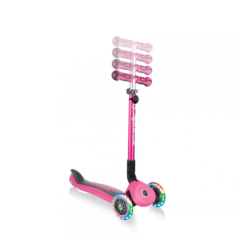 Globber | Patinete | Rosa | Scooter Go Up Deluxe Lights