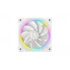 DeepCool FL12R WH 3-in-1 Reverse 120 mm ventiladores de caja, 3 uds., 500-2150 RPM, 93,45 m³/h, rodamiento de dinámica de fluidos, PWM de 4 pines, 33,9 dB, blancos