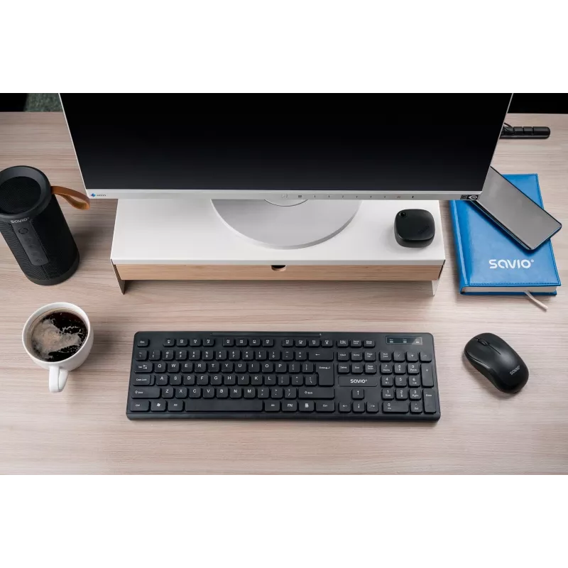 Savio KB-02 Teclado Home/Office USB QWERTY Negro