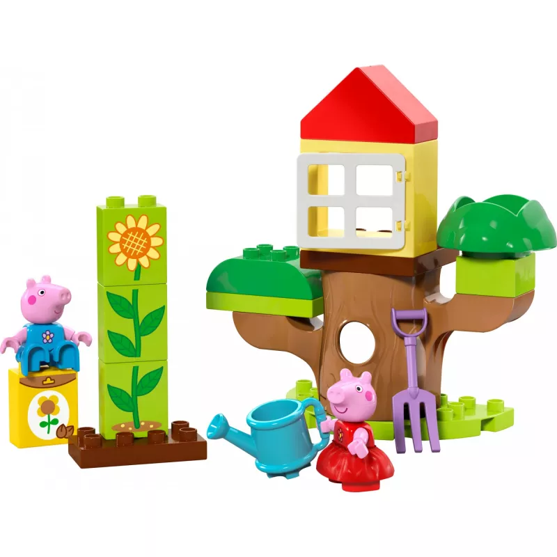 Lego 10431 Duplo Peppa Pig Jardín y casa del árbol set de juego