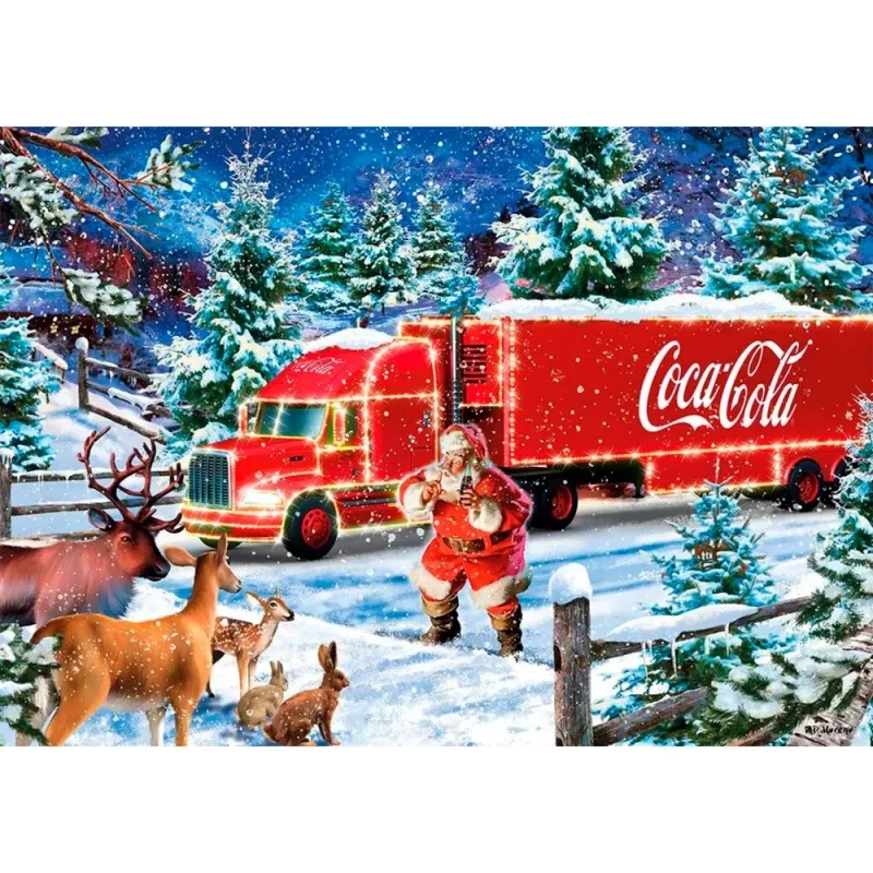 Puzle Schmidt Spiele Coca Cola Christmas Truck 1000 piezas