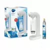 BRITA sodaONE carbonatador de agua con botella PET de 1 L y cilindro de CO2, hasta 60 L por cilindro, blanco