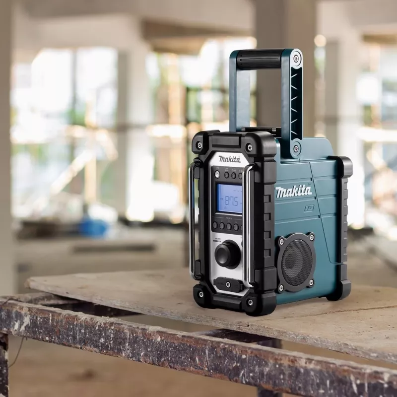 Radio de obra Makita DMR116 Digital AM FM 3,5W Turquesa