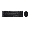 Wireless Combo MK220, inalámbrico, RF inalámbrico, QWERTZ, Negro, ratón