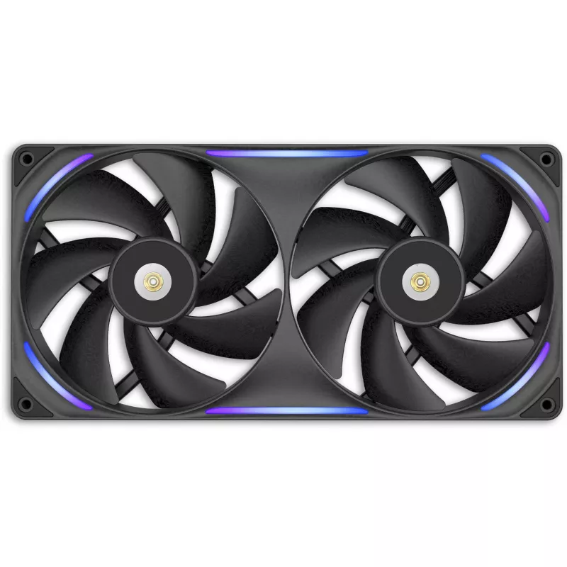 Ventilador de caja para PC NZXT F280X 140 mm negro, 1 ud., 280 × 140 × 30 mm