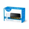 Switch de red Cudy FS105D — 5 puertos Fast Ethernet 10/100, conmutación 1 Gbit/s, negro