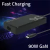Cargador de pared Qoltec 90W GaN Super Fast SLIM | XP | 5-20V | 4,5A | USB-C 3.1 | portátil | MacBook | smartphone | + cable