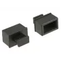 Tapa de seguridad para enchufes DeLOCK 64021 negra 10 uds.