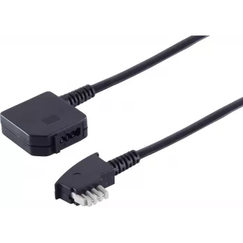 Alargador telefónico ShiverPeaks 70216-6/6 conector TAE N — adaptador de cable para conectar dispositivos telefónicos