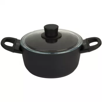 BALLARINI 75002-921-0 olla redonda negra aluminio 24 cm