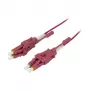Cable de fibra óptica 2 fibras 7,5 m LC-LC 50/125 µm OM4 Uniboot giratorio Push/Pull AD 2 mm - Cable - Fibra multimodo (S215556)