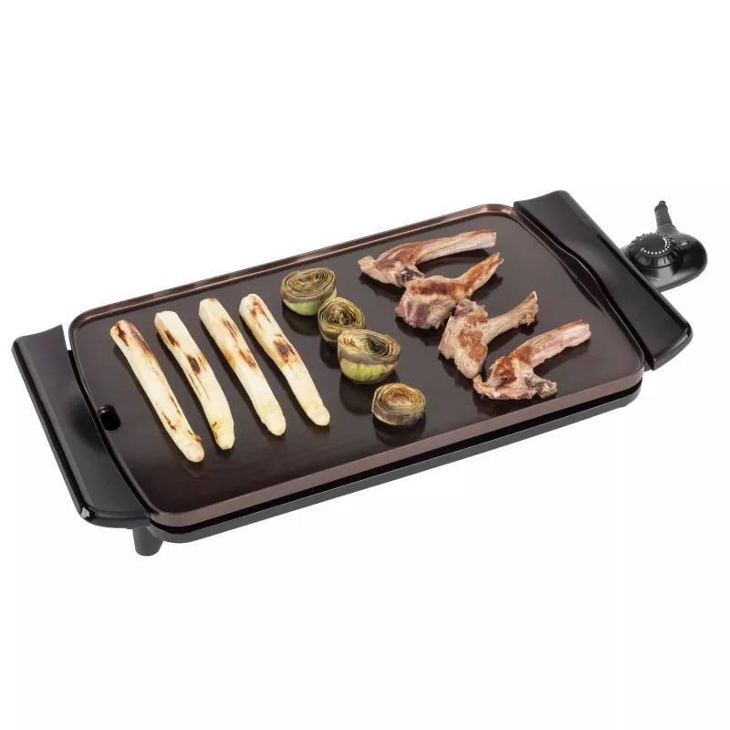 Parrilla de contacto JATA JEGR0550 2500 W negro aluminio rectangular